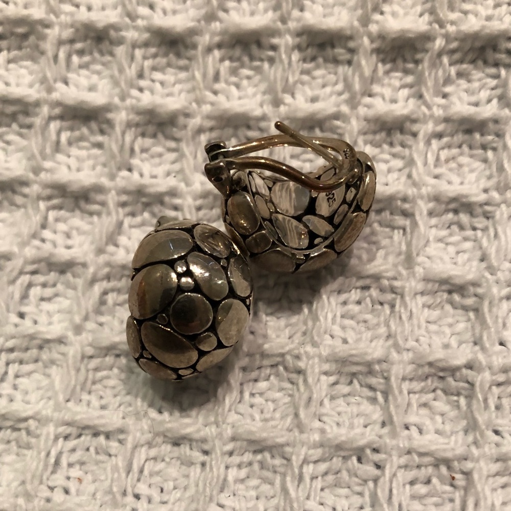 John Hardy Buddha Silver earrings